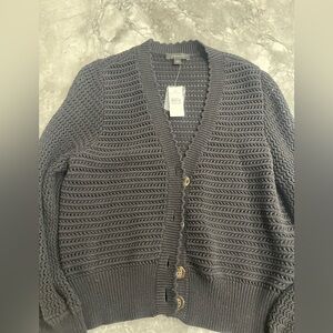 Perfect Ann Taylor Knit 100% Cotton Cardigan Sweater Large
